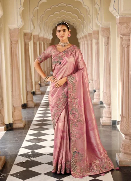 Anaara By Tathastu 7800 Series Soft Silk Heavy Embroidery Work  Saree